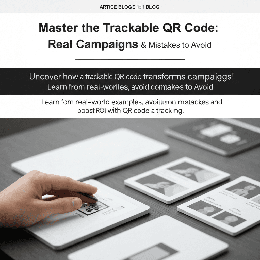 Master the Trackable QR Code: Real Campaigns & Mistakes to Avoid